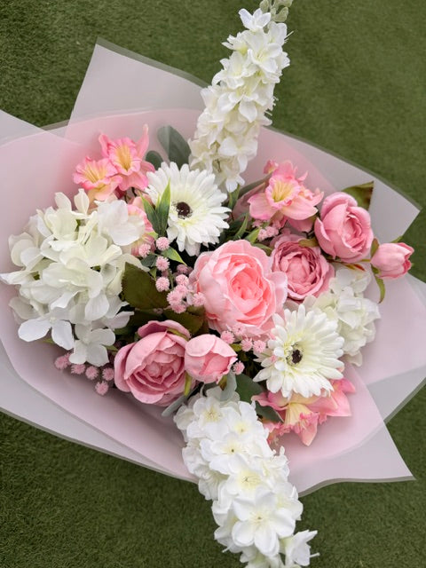 Blush & Ivory Artificial Bouquet